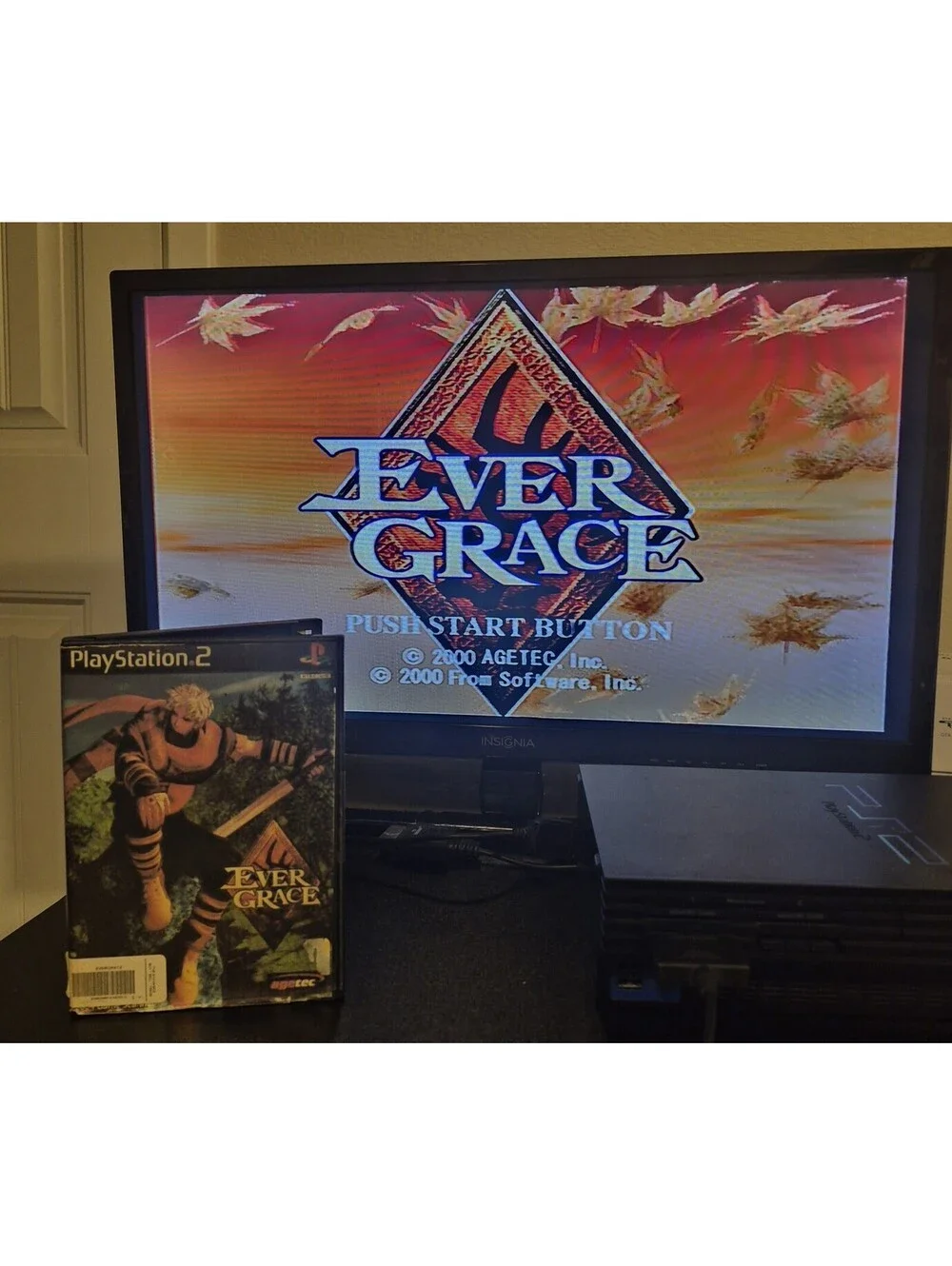 Agetec Evergrace Sony PlayStation 2 PS2 2000 Role Playing No Manual